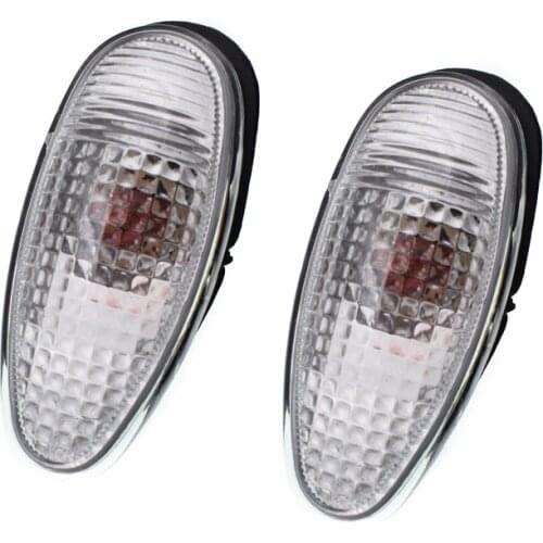 Left&Right White Front Side Turn Signal Lamp Fender Light for Mitsubishi Pajero Montero Sport Lancer Galant MR522027 MR 522027