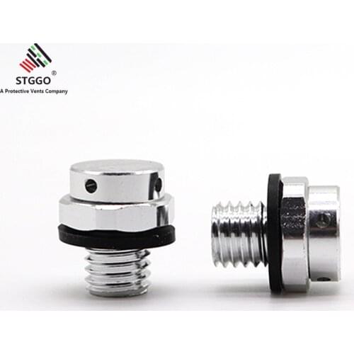 Metal M12 Hydrophobic IP 68 Automotive ECU Air Snap in Vent Valve