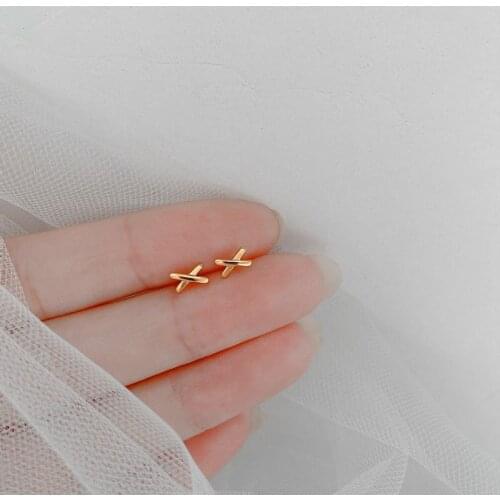 Miuoxion Wholesale Retro Mini XX Earrings Personality Fashion Jewelry For Women Feature Namour Charm Gift All Seasons