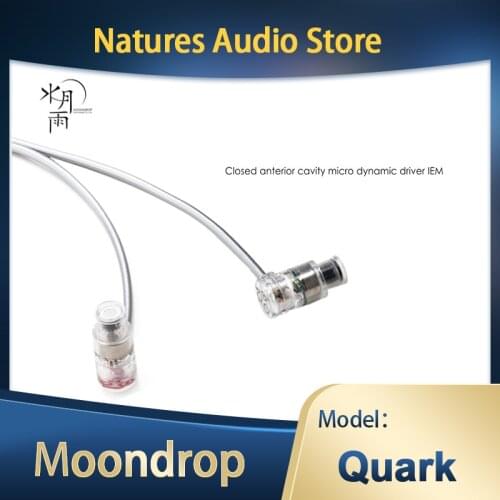MoonDrop Quarks Dynamic Earphones High-performance IEMs 6mm Micro Dynamic Driver Earbuds