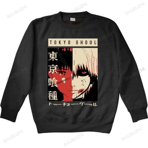 Men autumn sweatshirt black hoody Tokyo Ghoul Anime Manga hoodie Funimation Kaneki Ken Cartoon Nice warm hoody