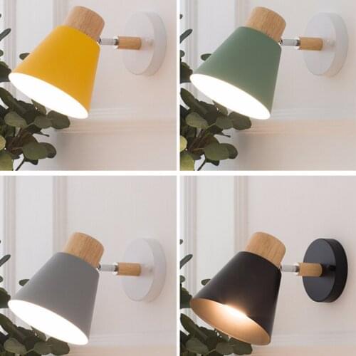 Modern Minimalist Metal Wall Lamp Beside Lamp For Living Room Creative Slightly Luxury Bedroom Stairs Balcony Reading Wall Lamp