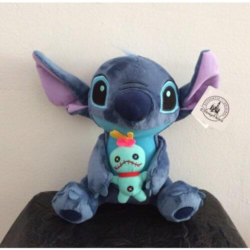Original Disney Cute Stitch Plush Toy Stuffed Doll Gift for Child 23cm