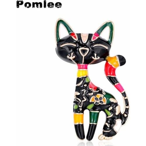 Броши с кошками на одежду Pomlee China At AliExpress