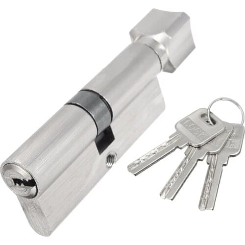 Thumb Turn Security Cylinder Lock Barrel With Keys For Garage /Sliding Door
