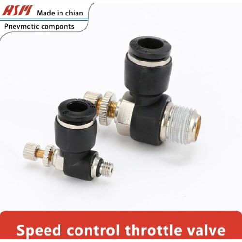 Quick Joint Speed Regulating Switch SL6-M5 Throttle Valve of Cylinder SL4-01/10-03/12-04