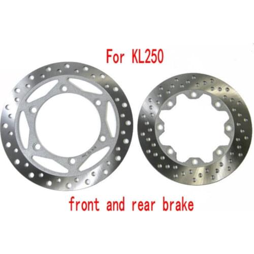 Dirt Motorcycle Front Disc Brake Rotor For Kawasaki KL250 Super Sherpa 1997-2007 Front And Rear Brake Disc