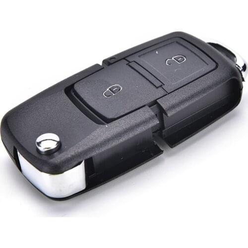 Folding Car Flip Remote Key 2 Buttons Case FOB Shell for GOLF Seat Altea Alhambra Ibiza Without Blade