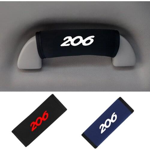 Stylish auto interior roof handrail protector cover for Peugeot 206