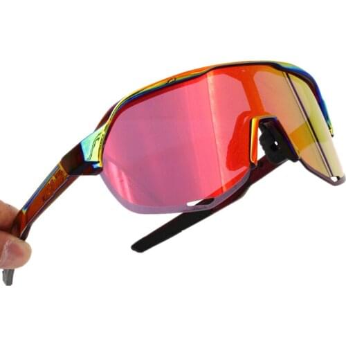 Cycling Glasses Brand S3 Polarized Lenses Sports Sunglasses MTB Mountain Bike Cycling Peter Gafas Ciclismo