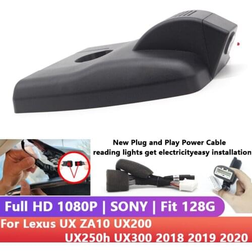 Car Driving Recorder Easy to install DVR Wifi Video Recorder Dash Cam Camera For Lexus UX ZA10 UX200 UX250h UX300 2018 2019 2020