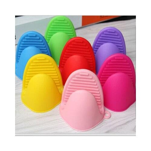 High quality 1pc Kitchen Baking silica gel heat insulation clip anti scalding non slip gloves household bowl oven microwave oven