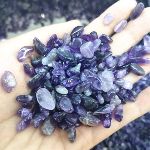 1kgs New Natural Purple Gemstone Tumbled Amethyst Stone Gravel Crystal Healing Mineral Collectables DIY Craft