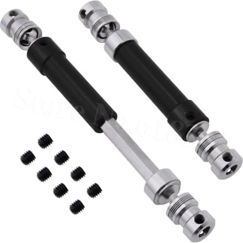2pcs 90-125MM Duty Metal Universal Driven Dogbone Drive Shaft For Remote Control RC Car 1/10 Rock Crawler Truck Hop-Up Parts