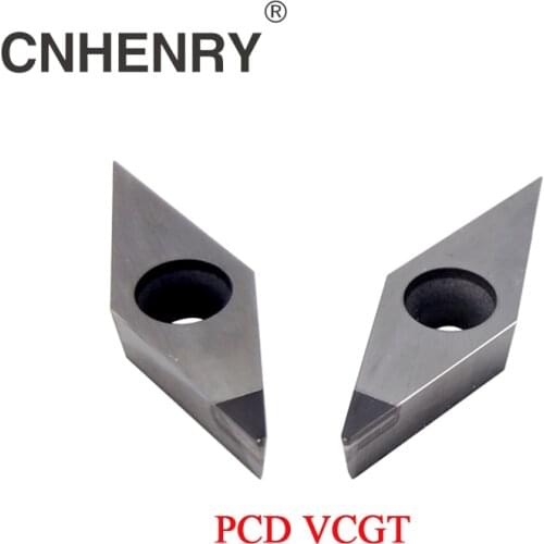 2 PCS PCD Turning Inserts VCGT110301/02/04/08 CNC PCD Diamond Inserts Carbide Milling Inserts CNC Inserts