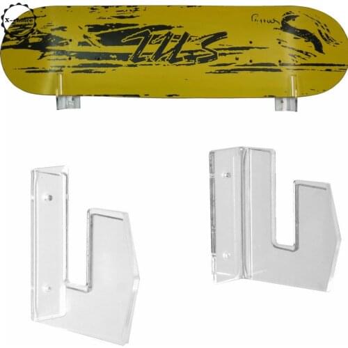 Acrylic Skateboard Mounts Deck Wall Hanging Brackets