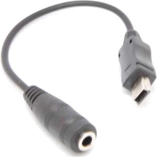 Mini USB to 3.5mm Headphone Earphone Jack Plug Motorola ZTE Audio Adapter