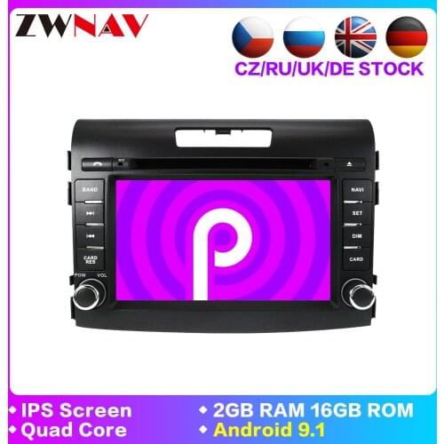 DSP 2 Din Android 9.1 Car Radio For HONDA CRV CR-V 2012-2016 WIFI Car Multimedia Player Stereo GPS Navigation DVD IPS Auto Audio