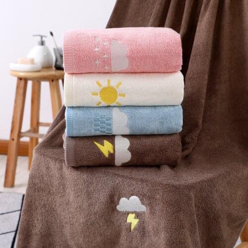 Bamboo Fiber Bath Towel Adult Household Men and Women Extra Large Bath Towel Cotton Absorbent Large Towel Net Red Bath Towel