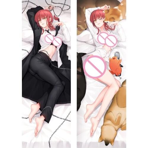 MMF Chainsaw Man Sexy Makima Dakimakura Body Pillow Case Cover
