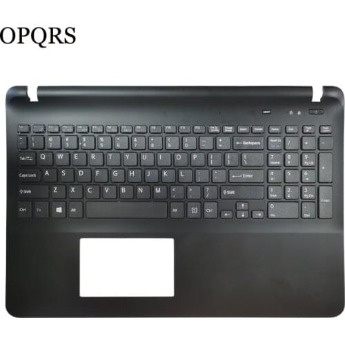 US laptop keyboard for sony Vaio SVF152A29M SVF152a29u Palmrest upper Cover
