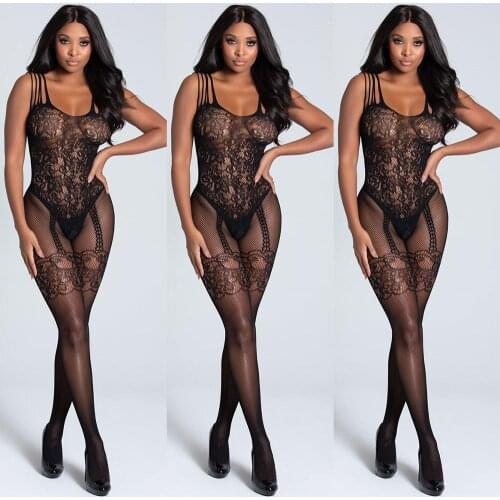 Hot plus size Pink BodyStocking Sexy open crotch Crotchless FishNet sleeveless Body Stocking Lingerie Underwear for Sex Bodysui