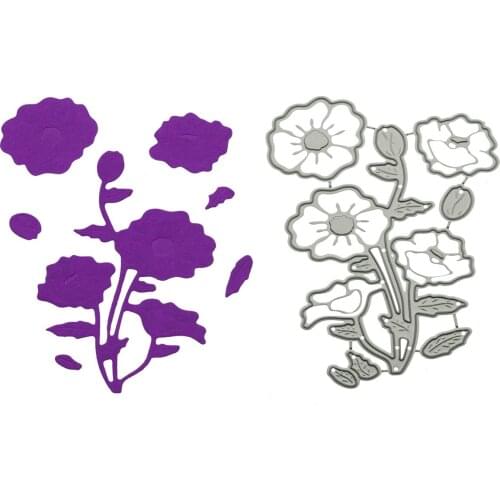 Metal Cutting Dies For Scrapbooking Flower Pattern Paper Cutter Mold For Scrapbook Album Clipart Decorating Craft