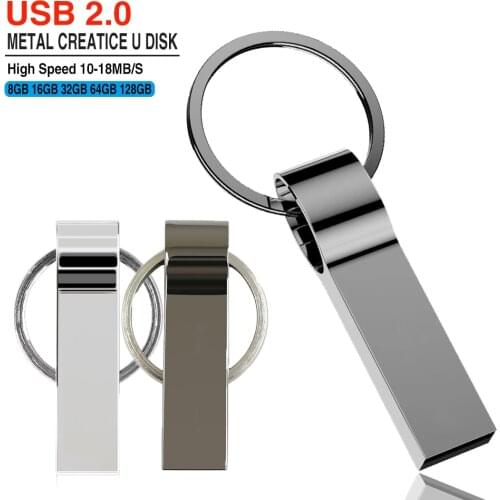 Pen Drive 2.0 Metal USB Flash Drive 32GB 16GB 8GB 4GB Usb Flash Memory Stick Pendrive 64gb 128gb USB Stick flash memory drive