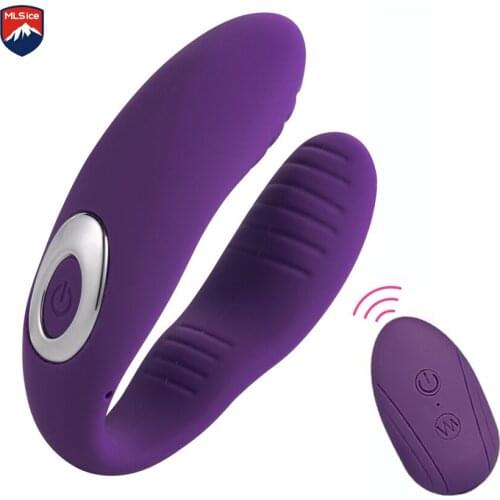 MLSice Clit G-Spot Vibrator Clitoral Nipple Anal Vagina Vibrator Wireless Remote Wearable Couple Vibrator for Women Waterproof