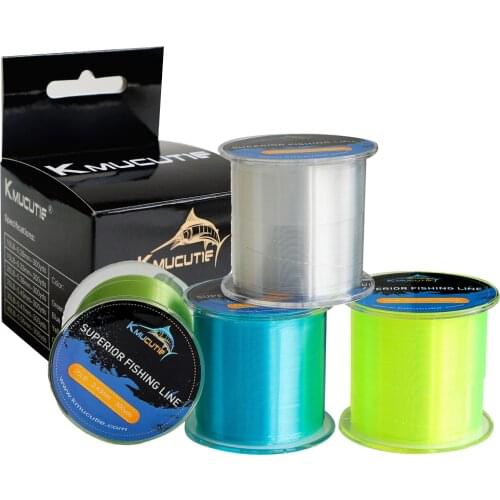 Kmucutie Monofilament Fishing Line 300 Yds Ultimate Strength, Shock Absorber, Suspend in Water Mono Fishing Line 10-40LB