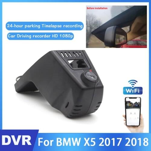 New product! Car Driving Video Recorder DVR Mini Control APP Wifi Camera For BMW X5 2017 2018 Full HD 1080P Registrator Dash Cam