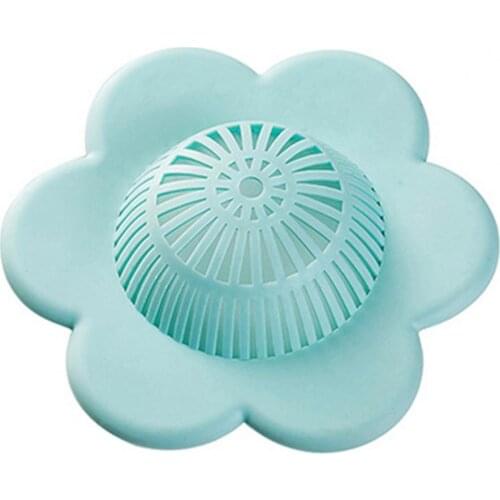 Practical Drain Hair Catcher Foldable Punch-free Flexible PVC Bathroom Bathtub Kitchen Hair Stopper for Kitchen Hair Stopper