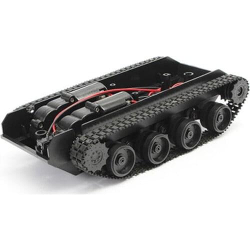 Rc Tank Smart Robot Tank Car Chassis Kit Rubber Track Crawler For Arduino 130 Motor Diy Robot Toys For Children