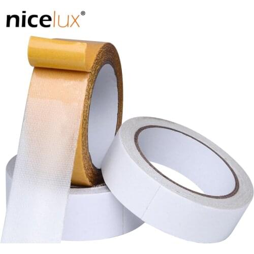 10meter Mesh Grid Cloth Double-sided Tape Adhesive Carpet Floor Leather Thick 0.35mm Fixing Sticky Carpet High-adhesive Tape