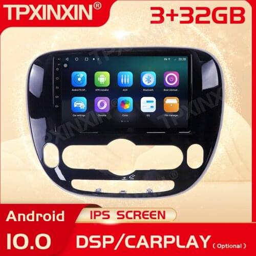 2 Din Carplay Android Radio Receiver Multimedia Stereo For KIA SOUL 2 2013 2014 2015 2016 2017 2018 2019 IPS GPS Navi Head Unit