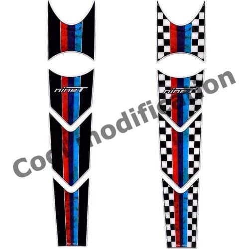 3D Resin Motorcycle Fuel Gas Tank Pad Protector Stickers Case For BMW R9T R Nine T NineT 2014-2018 Year Tank Pad Protected Decal