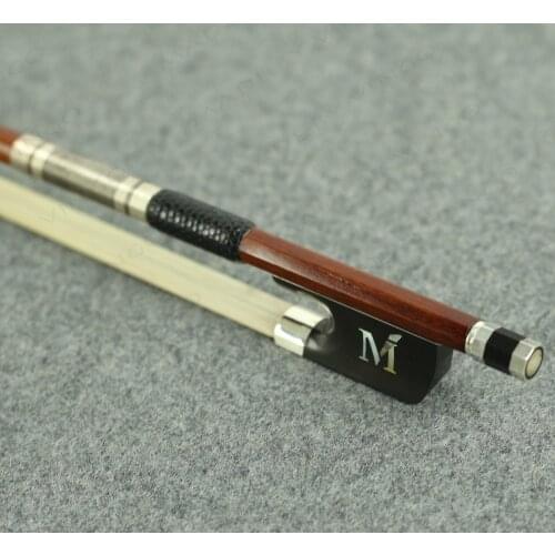 4/4 MASTER Aged Fone Pernambuco Violin Bow Sweet TONE Silver mounted