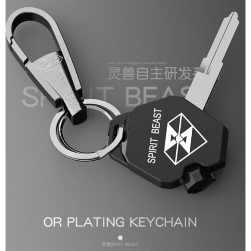 SPIRIT BEAST Motorcycle Car Key Keychain Ring Chain Auto Accessories for Scania Vespa Alfa Romeo Giulietta Bmw Mini Kia Peugeot