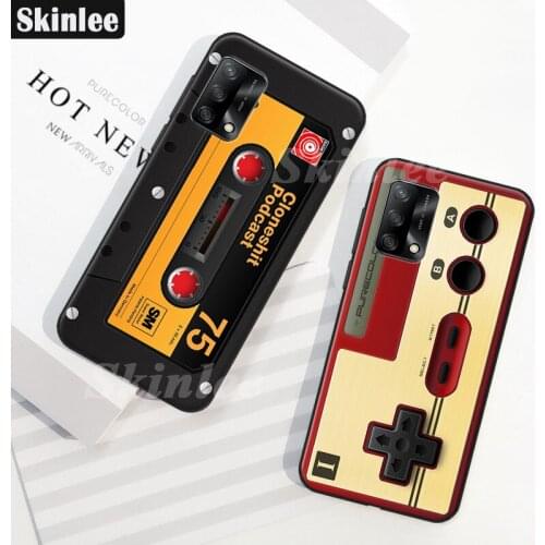 Skinlee For Realme GT 5G Case All Protection Retro Camera Gamepad Pattern Soft Cover For Realme GT Master Edition Case