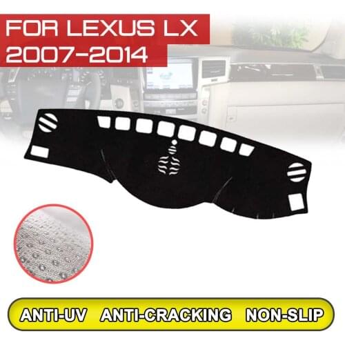 For Lexus LX 2007 2008 2009 2010 2011 2012 2013 2014 Car Dashboard Mat Anti-dirty Non-slip Dash Cover Mat UV Protection Shade