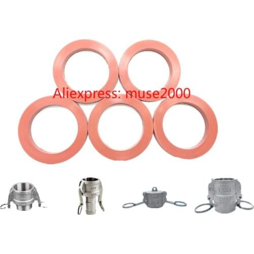 FKM Rubber gasket Camlock Quick fitting pipe tube join Acid-alkali resistance high temperature DN15 20 25 32 40 50 65 80 o ring