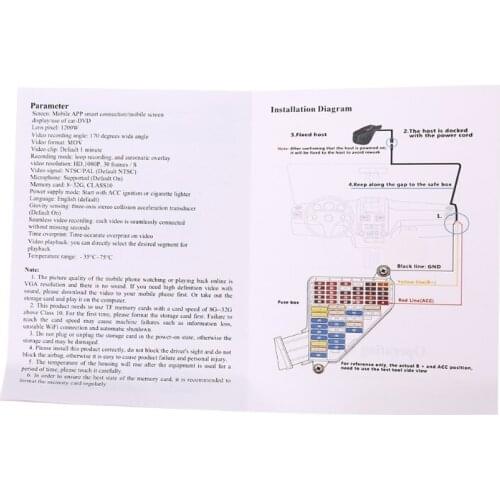 Full 1080P WIFI Car DVR Dash Cam Night Vision Car Camera Decor 170 Degree