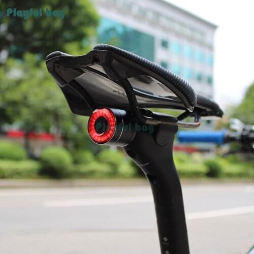 Playful bag Taillight for Bicycle Smart Brake sensor Light LED Charging Riding Bike Equipment Bike Accessories AB14