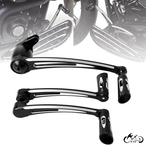 Motor Brake Arm Kit Pedal Shift Lever W Shifter Foot Pegs For Harley Touring 08-13 FLHR/X FLHT FLTR Ultra Limited FLHTK FLHTCU