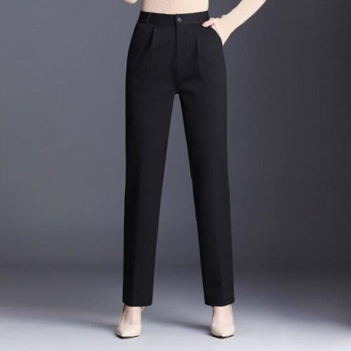 KUANGNAN Women's Straight Trousers