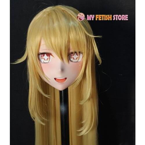 KXY01)Customize Handmade Full Head Female/Girl Resin Japanese Cartoon Character Animego Cosplay Kigurumi Mask Crossdresser