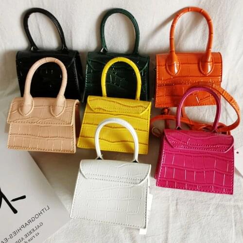 Xianjian Mini Small Square bag Fashion New Quality PU Leather Purse Handbag Set Multicolored Purse For Girls