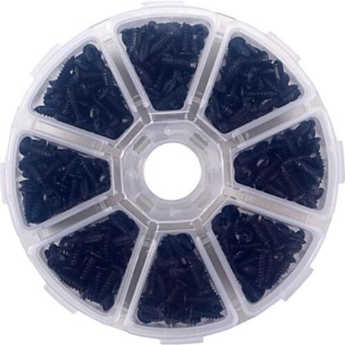 Set of 400 Guitar Bass Pickguard Screws for ST Electric Guitar Parts Black