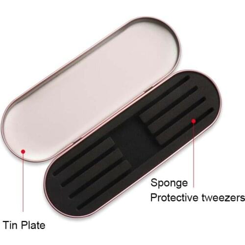 Makeup Tools Kit Tweezer Case Box Professional Eye Lash Holder Tweezer Packaging Premium For Salon Eyelashes Extension Tweezers