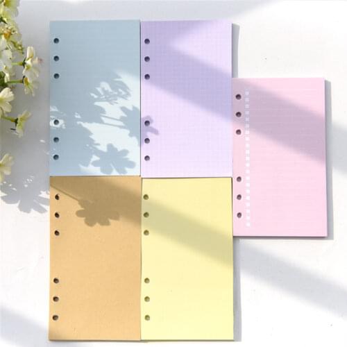 A5 A6 Blank Ruled Lattice Planner Diary Insert Refill Organiser 40 Sheets